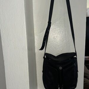 Vince Camuto Black Leather Crossbody Bag